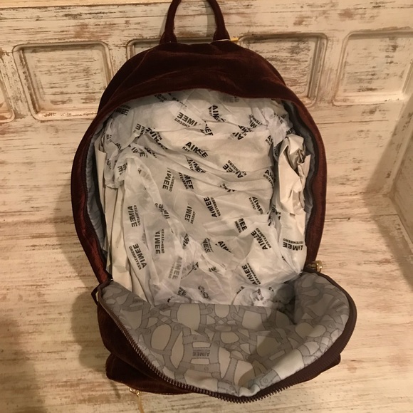 Aimee Kestenberg Velvet Woodside Backpack - Picture 8 of 8